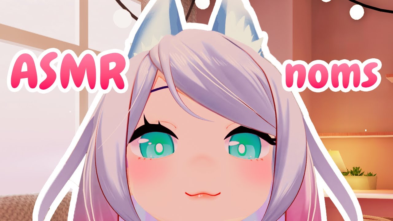[ASMR VR] Your Cute Neko Noms Your Ears ❤️ close mouth sounds [3Dio]