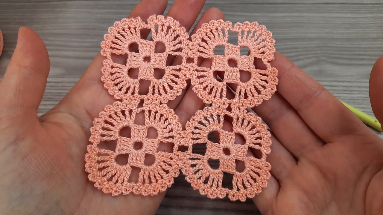 SUPER Easy Floral Crochet Motif 🌸 Relaxing Lace Pattern for Beginners | Step by Step
