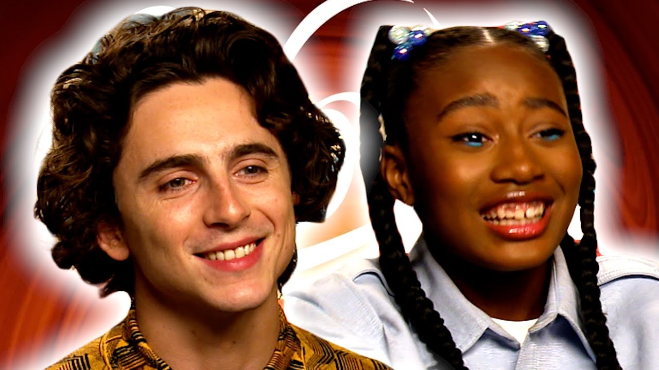 'Tickety-boo?!': Timothée Chalamet's Worried Calah Lane's Seen Bones & All 😂 | Wonka