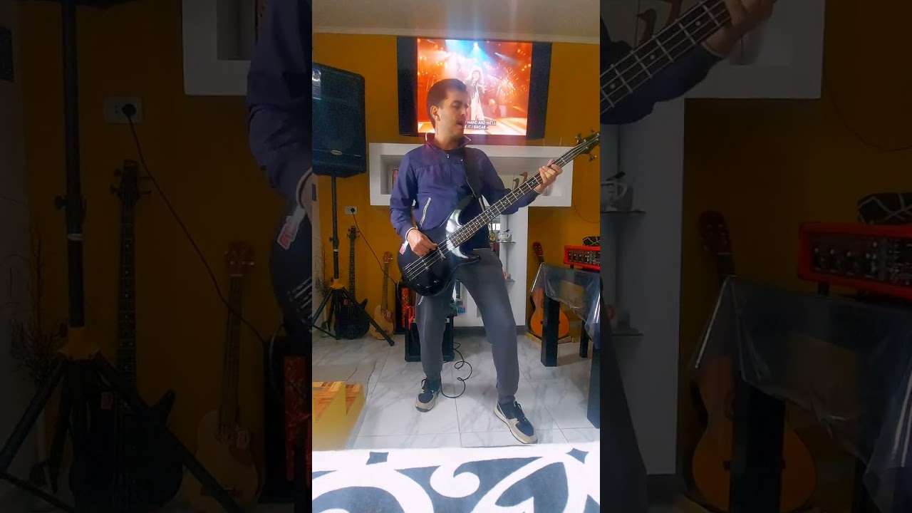 Livin on a prayer (bajo eléctrico) temazo del gran Bon Jovi 🙌💯🎵