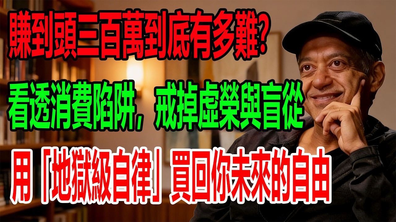 賺到頭三百萬到底有多難？看透消費陷阱，戒掉虛榮與盲從，用「地獄級自律」買回你未來的自由#查理芒格