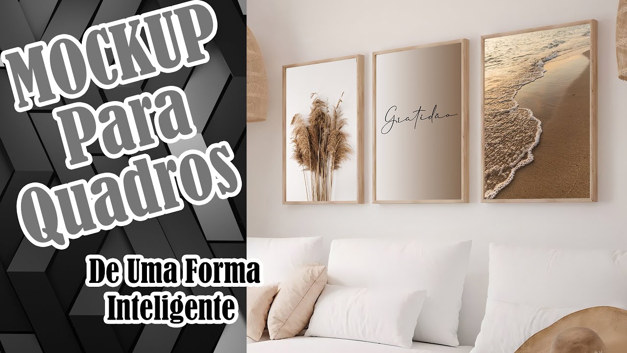 COMO FAZER MOCKUP Para Quadro !Mostre De Uma Forma Inteligente  ! Ganhe Dinheiro Vendendo Quadros !