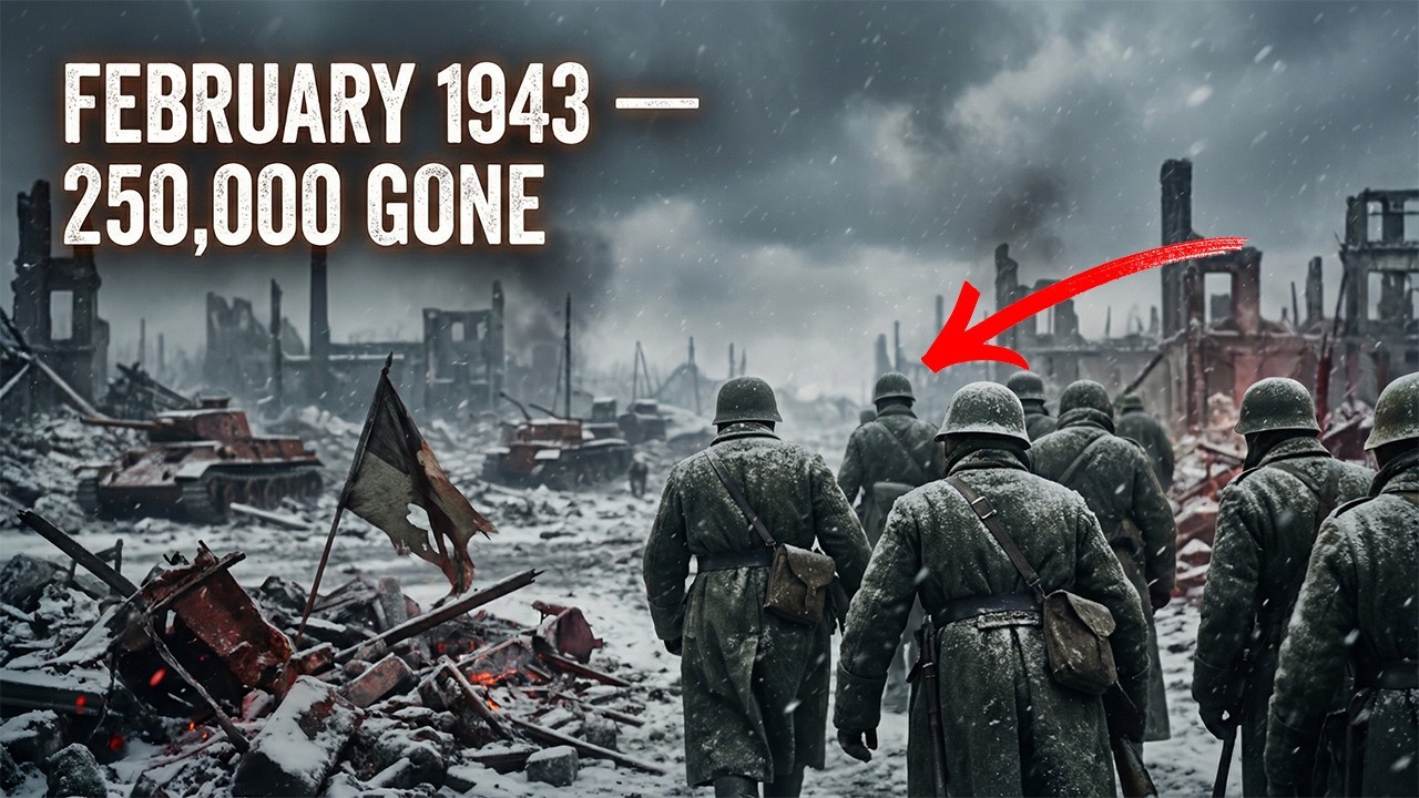 250,000 Lost at Stalingrad — The Moment Hitler Chose Instinct Over Every General