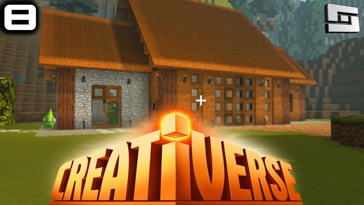 Creativerse Gameplay - STARTER HOUSE MONTAGE! ( Let's Play E8 )