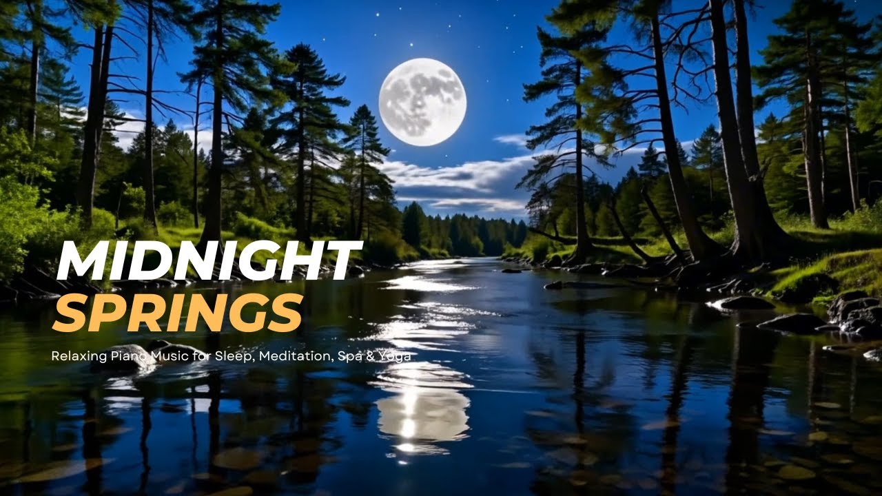 Midnight Springs for Relaxing Piano Music for Sleep, Meditation, Spa & Yoga #musicrelaxation