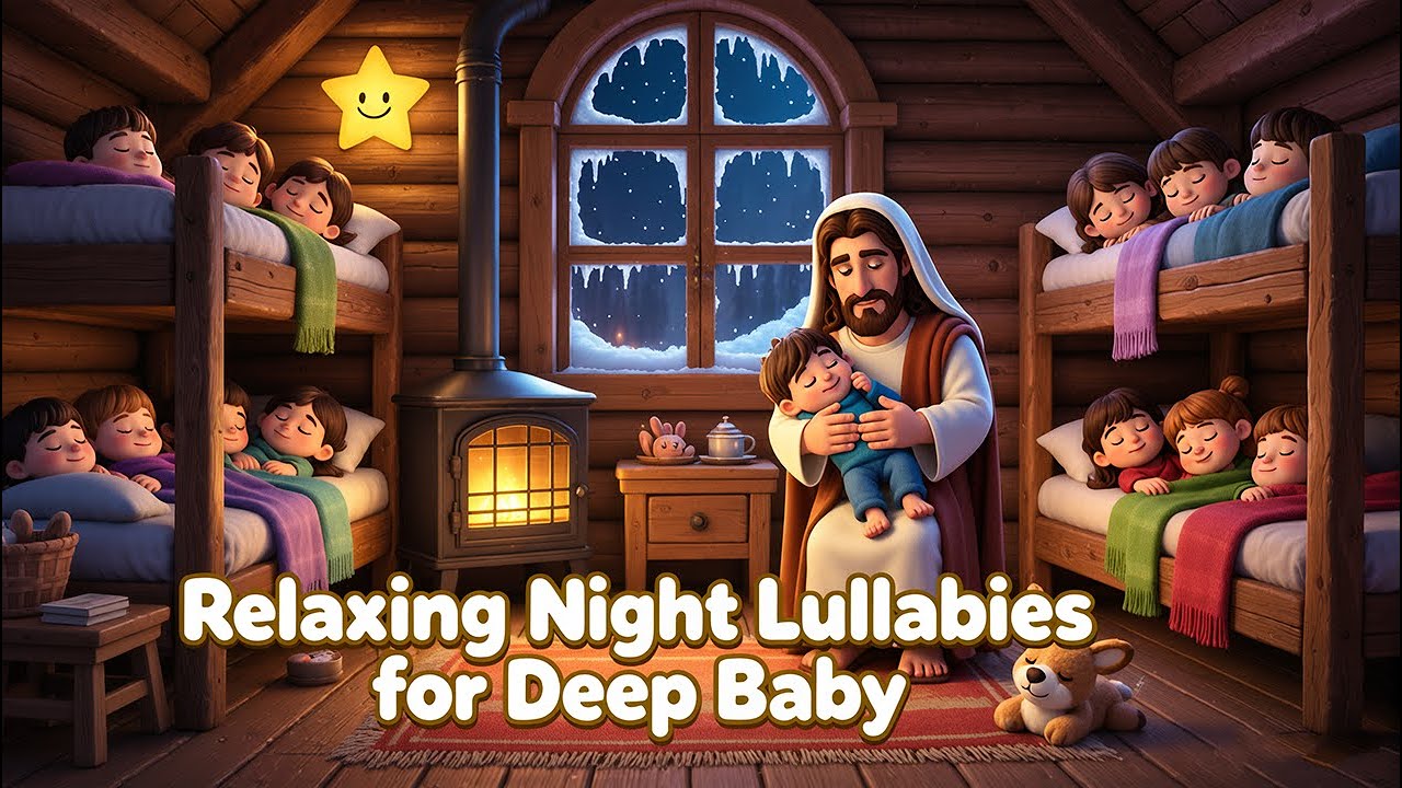 🕊️ Jesus at Bedtime | Christian Lullabies and Gentle Bible Music for Kids