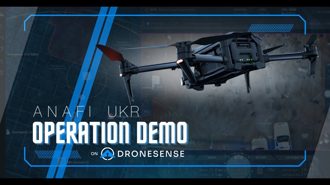 ANAFI UKR on DroneSense - Operation Demo