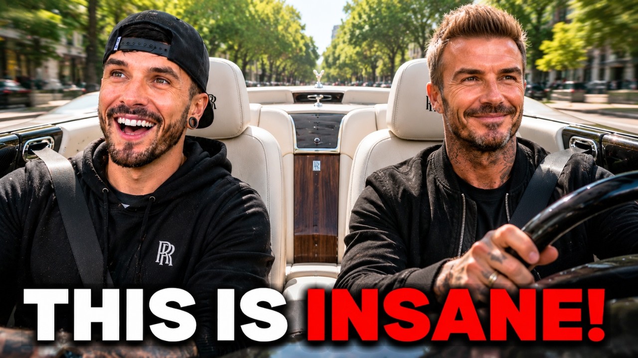 David Beckham właśnie pojawił się w garażu Matta Armstronga &mdash; to, o co poprosił, ZSZOKOWAŁO wszys...