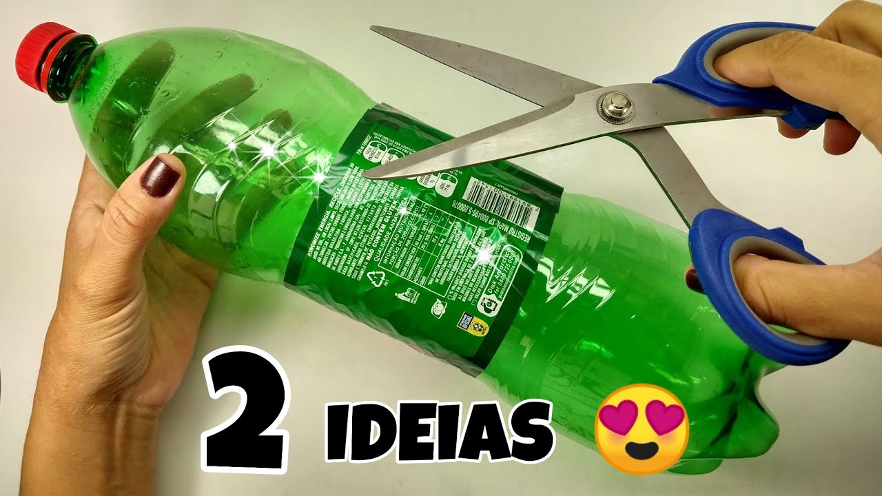 2 IDEIAS GENIAIS COM GARRAFA PET ♥️