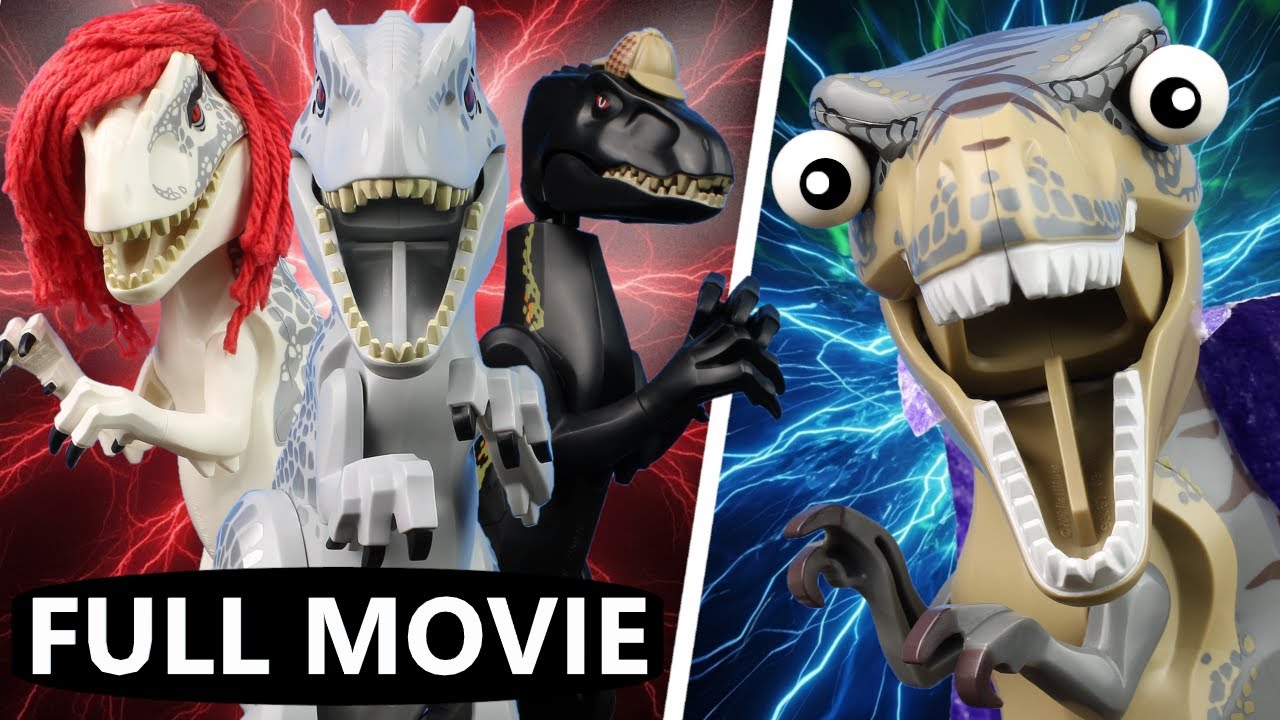 SUPER T-REX: THE MOVIE | Lego Jurassic World Stop Motion | Reptibian Bricks