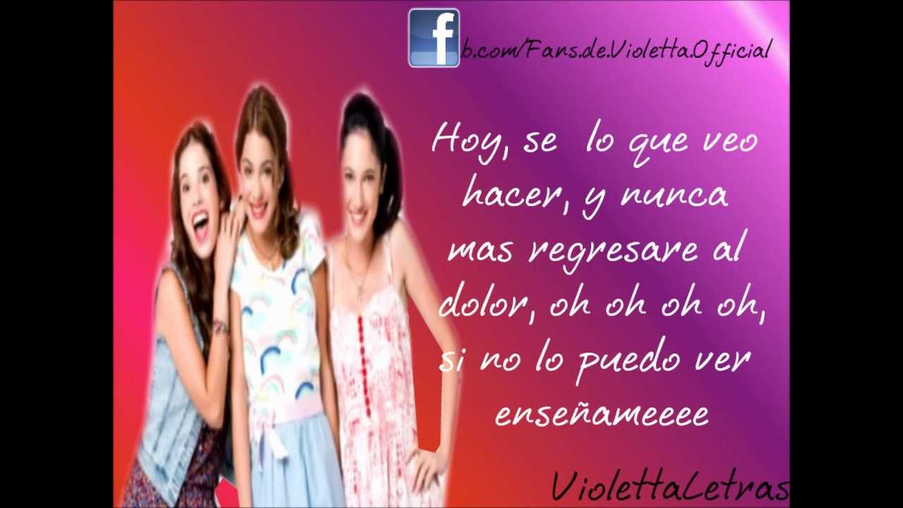 Letra Junto A Ti: Violetta,Francesca y Camila (Martina,Lodovica y Candelaria) HD