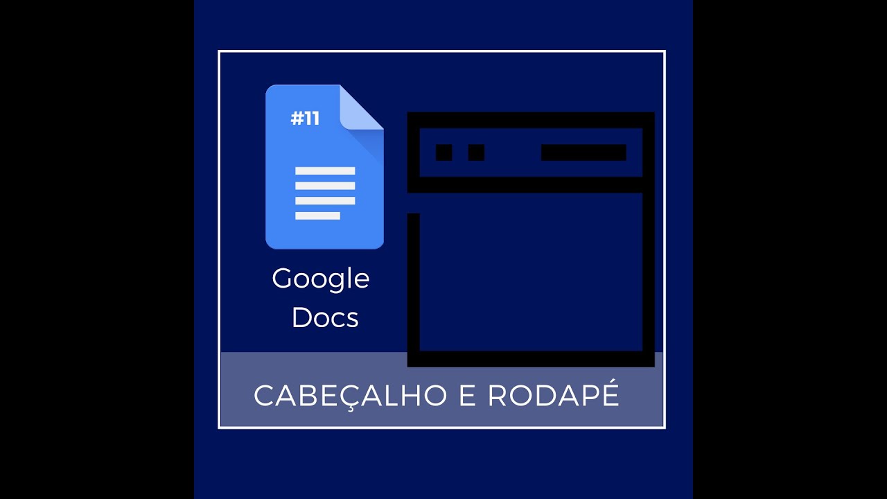 Cabeçalho e Rodapé no Google Docs - Documentos Google #11