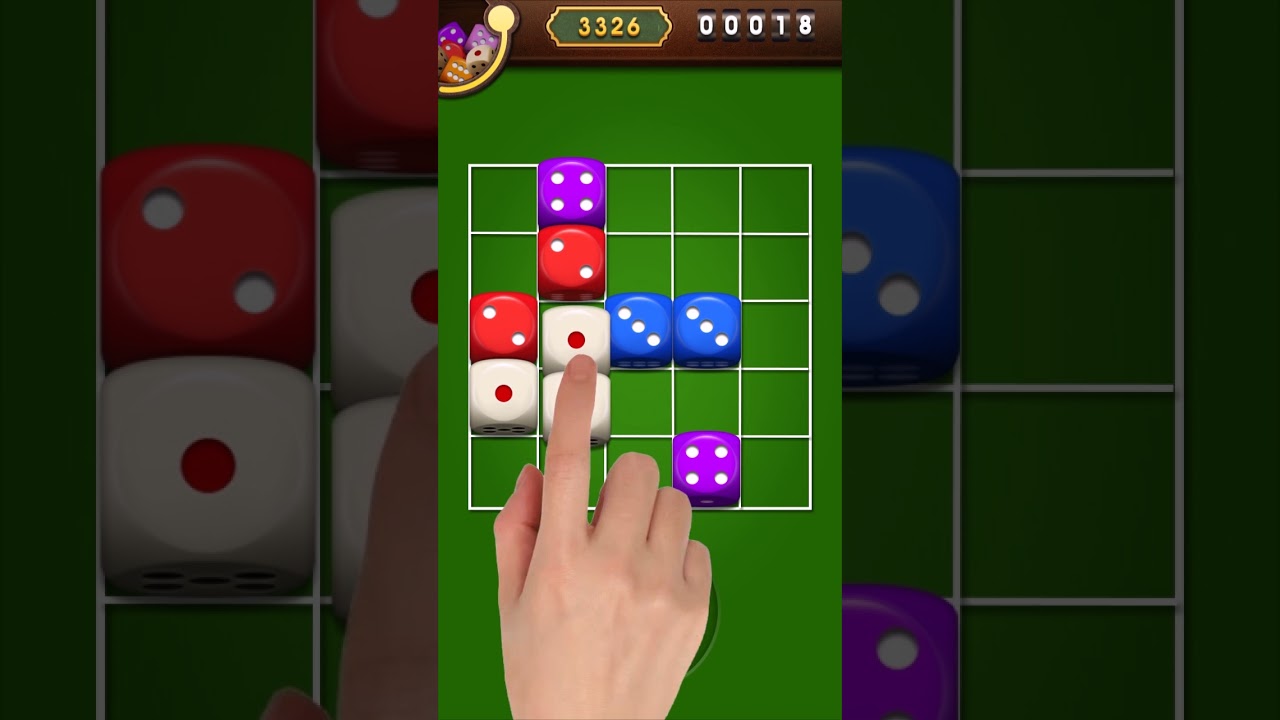 Dice Merge-Blocks puzzle
