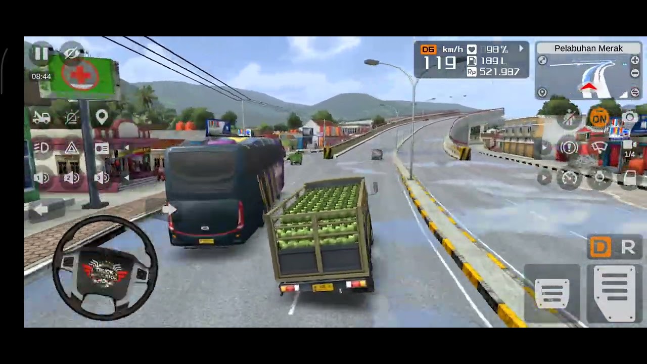 Truck simulator indonesia mobile Game Play