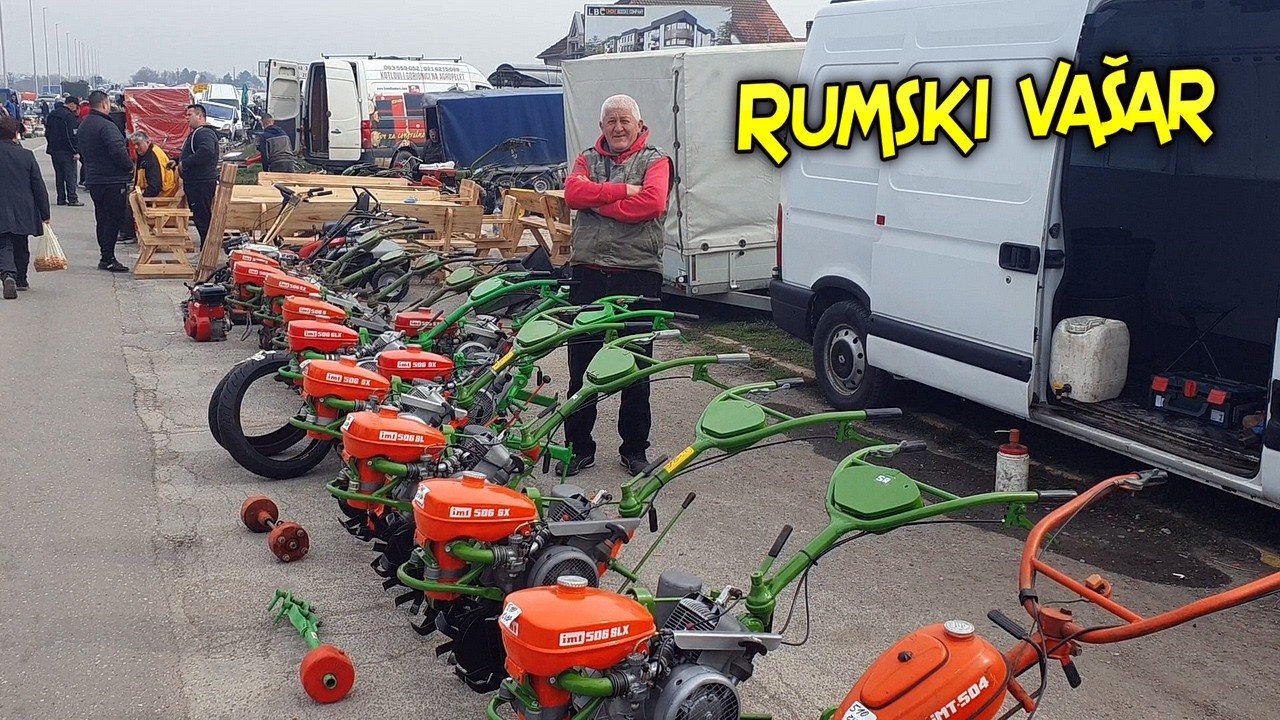Vašar u Rumi 💥 Freze ✨ Kultivatori ⚡Tomos
