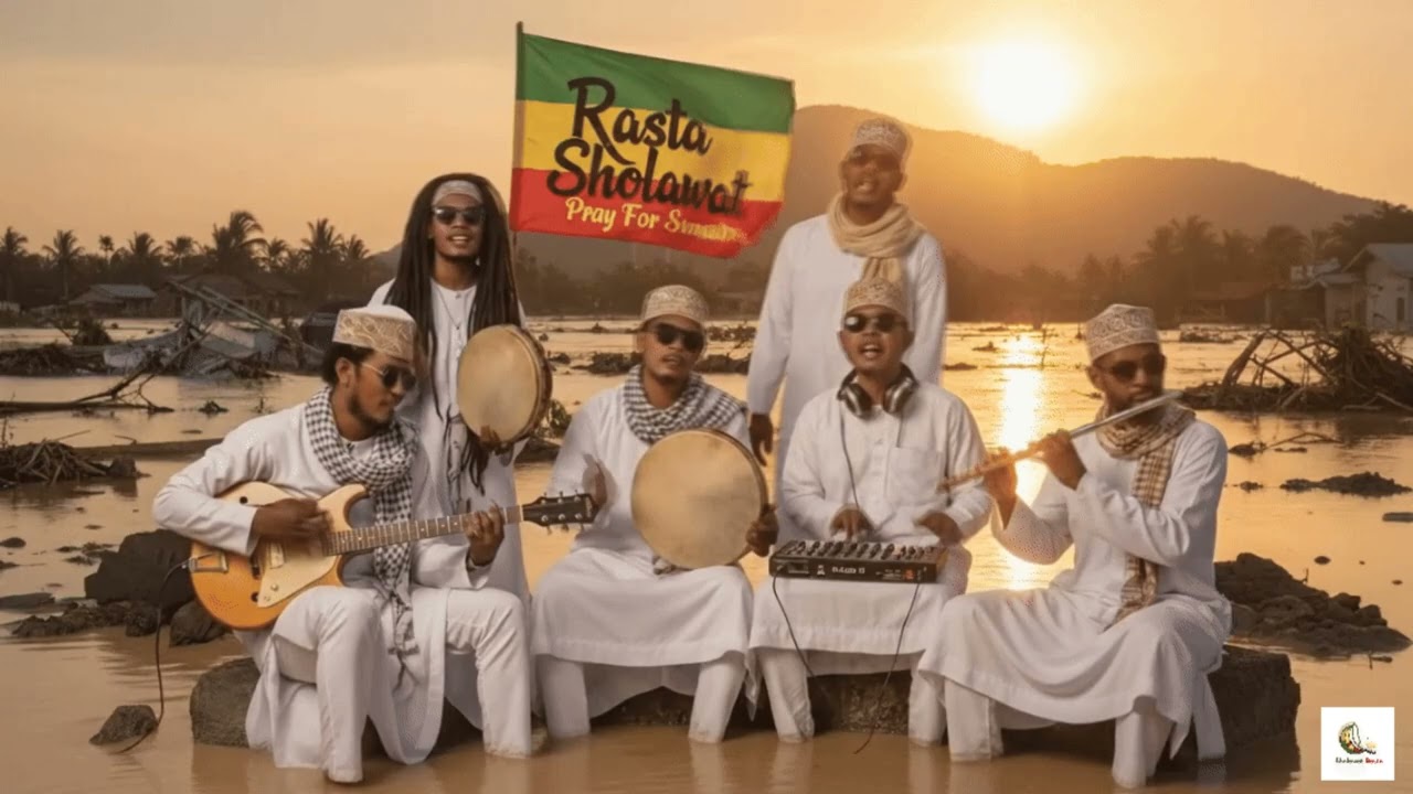 Pray for Sumatra 🤍Sholawat Nariyah Versi Reggae | Sholawat Pembuka Rezeki & Lantunan Doa & Kedamaian