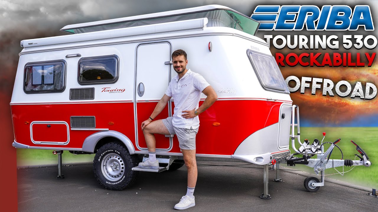 Der Eriba Touring 530 Rockabilly mit Offroad-Umbau! 🚧🔥 | Wohnwagen Roomtour | Preis, Design, Umbau