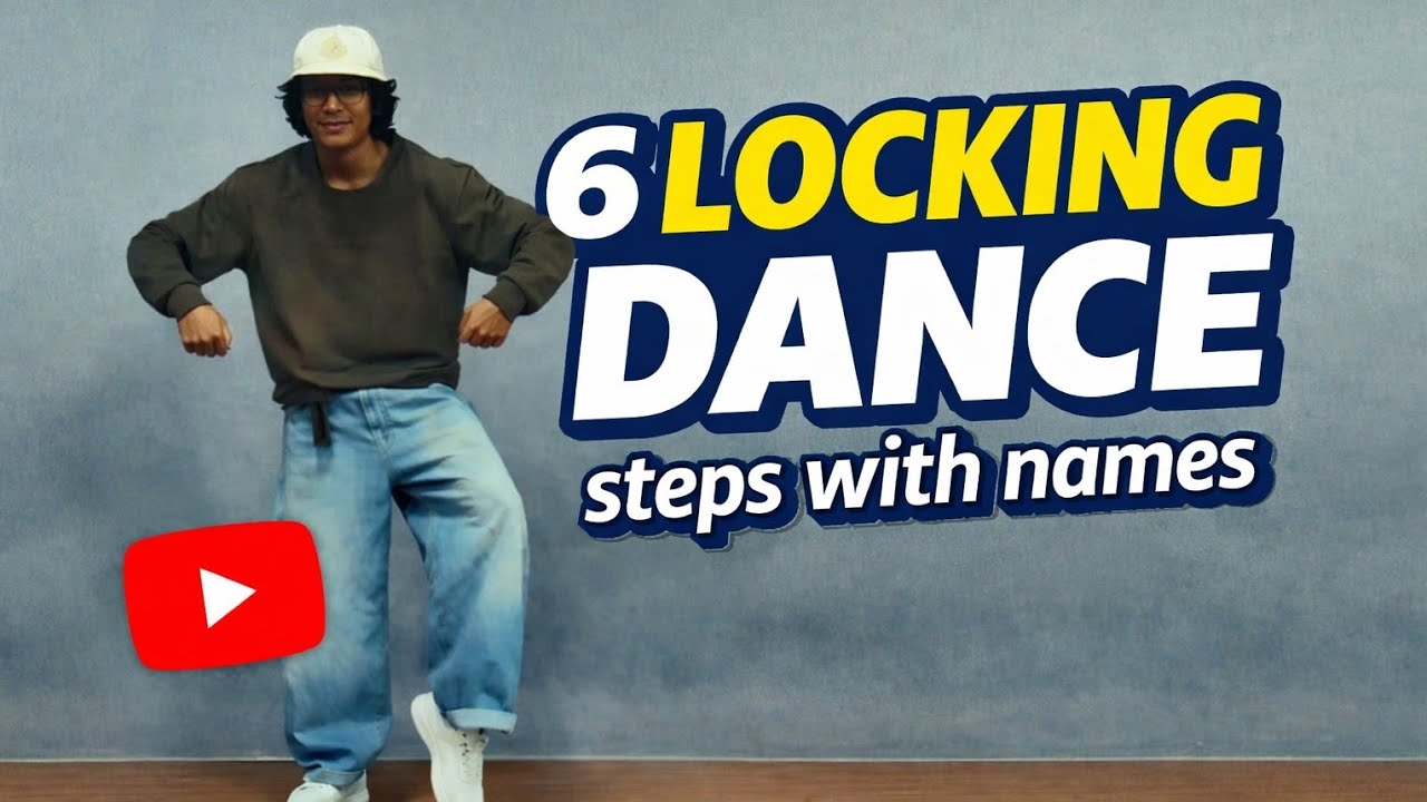 📌6 LOCKING DANCE BASIC STEPS FOR BEGINNERS.