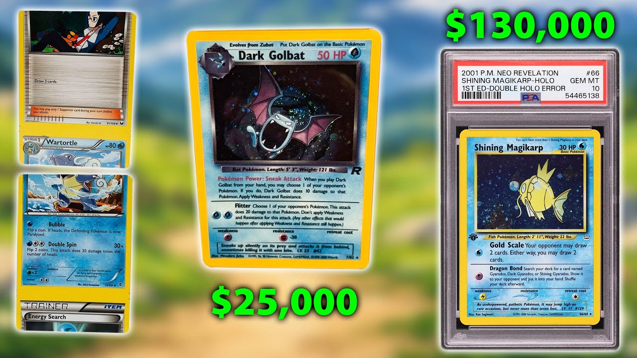 Синий Голбат, исторический Магикарп и другие | Обзор продаж Pokémon Error