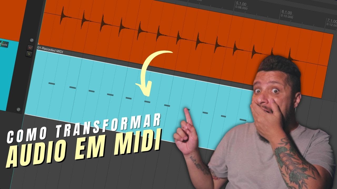 Como Transformar o Áudio da sua Bateria em MIDI