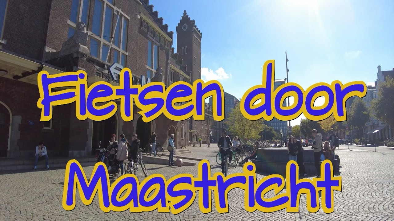 Fietsen door Maastricht, verbeterde video en commentaar (4K)