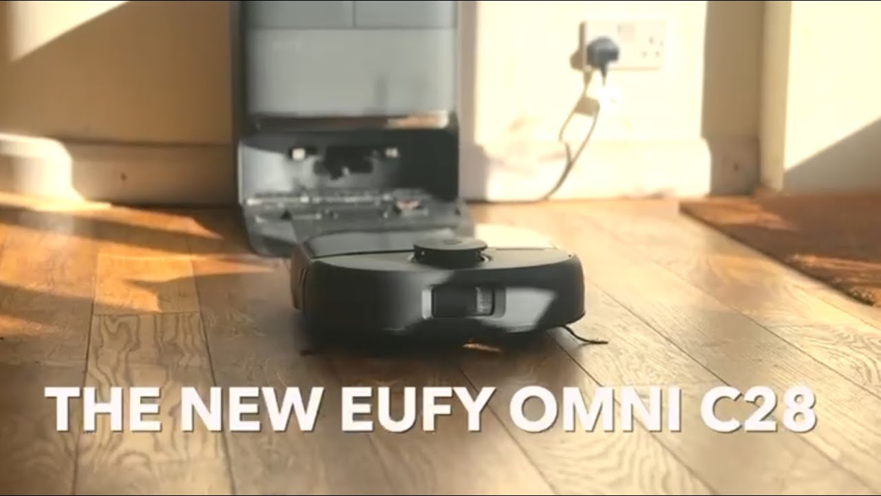 The new Eufy C28 robot cleaner in action