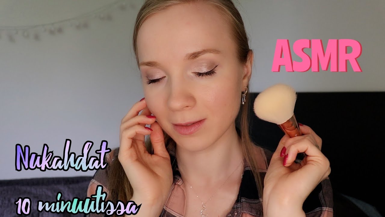 ASMR SUOMI NOPEA RENTOUTUS 💖Nukahdat 10 minuutissa 😴Hypnoosi Personal Attention 💤ASMR Face Touching