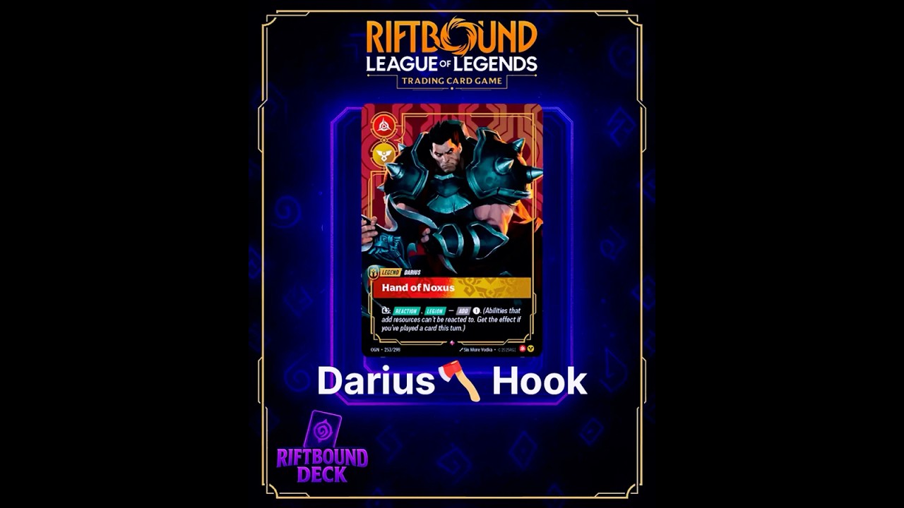 &iexcl;Esta baraja de Darius es una LOCURA para principiantes!