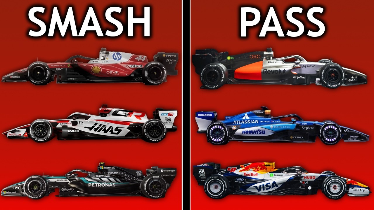 Ranking The Car Liveries For The 2026 F1 Season
