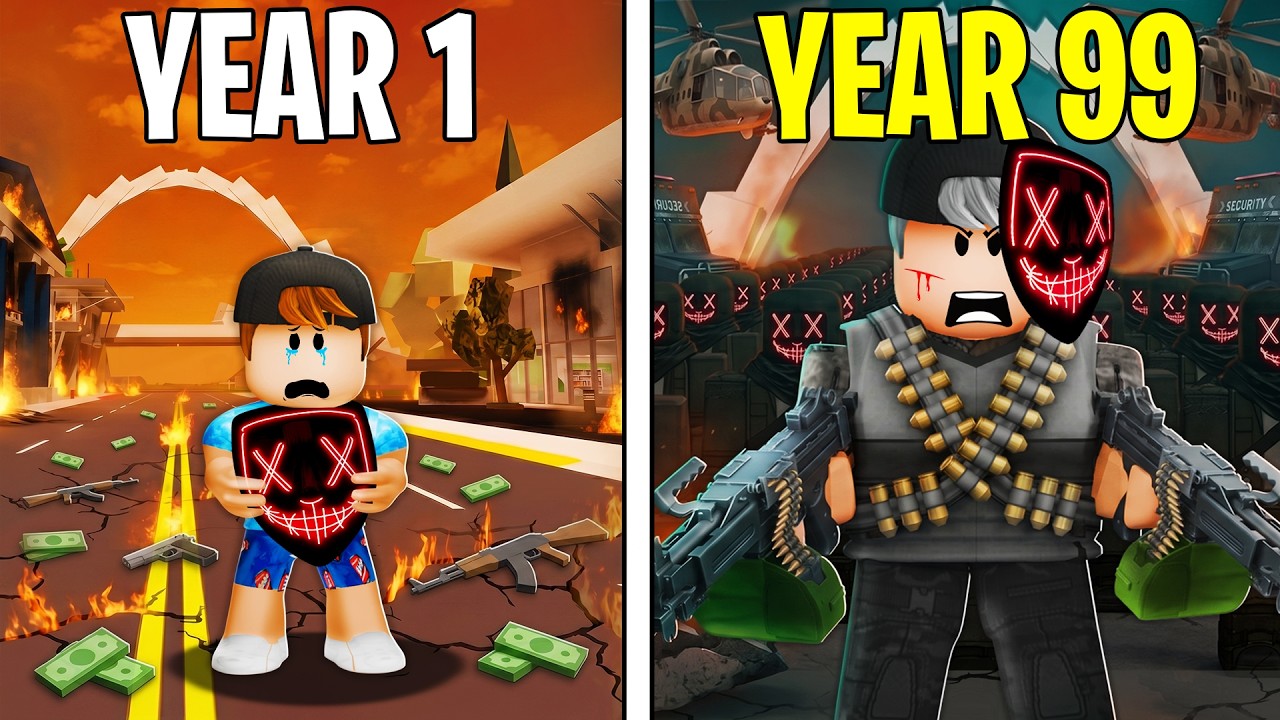 I Survive 99 YEARS in PURGE!! (Brookhaven RP)