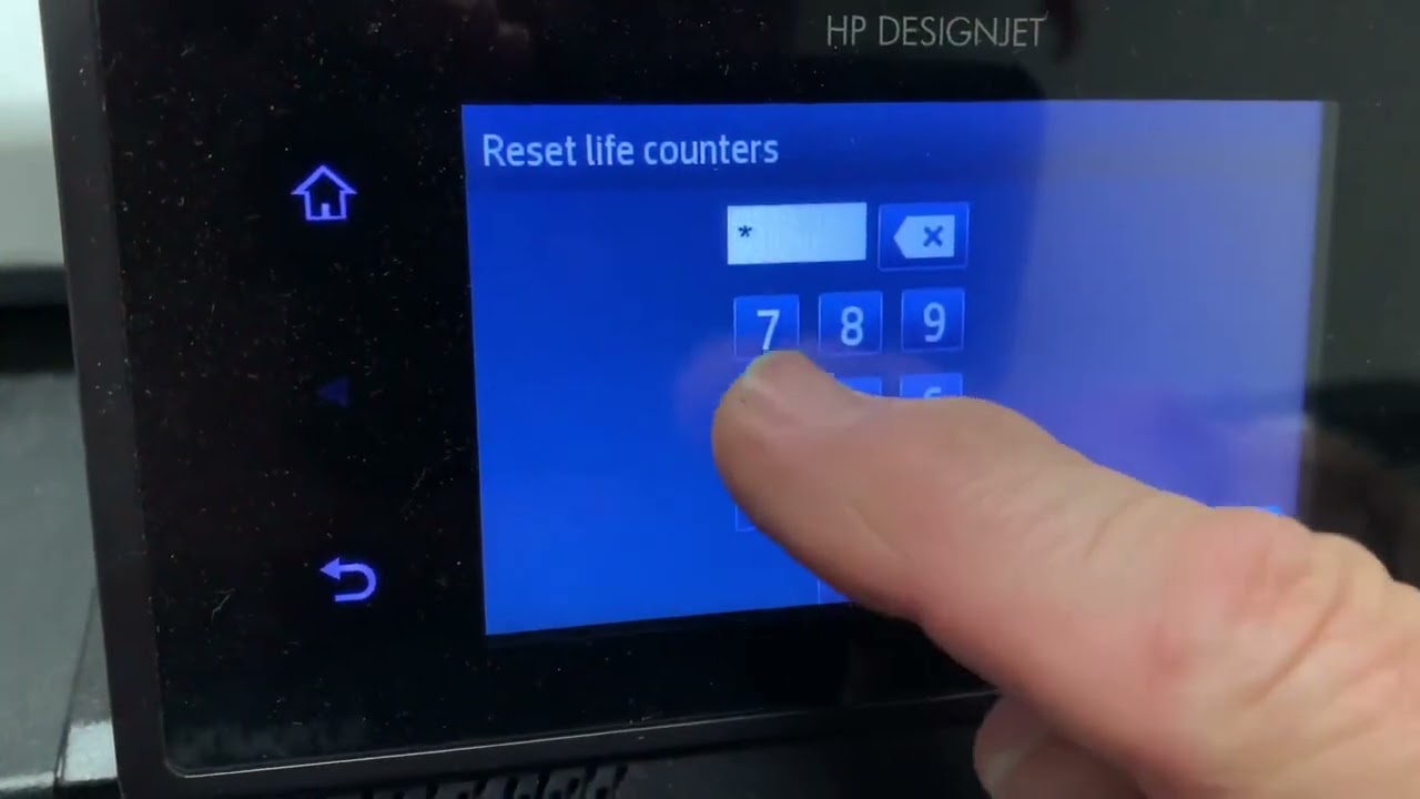 HP Reset life counters