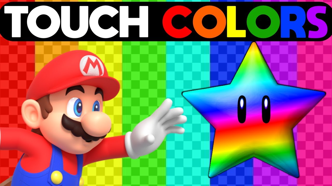How Fast can you Touch COLORS in Every Mario Game?