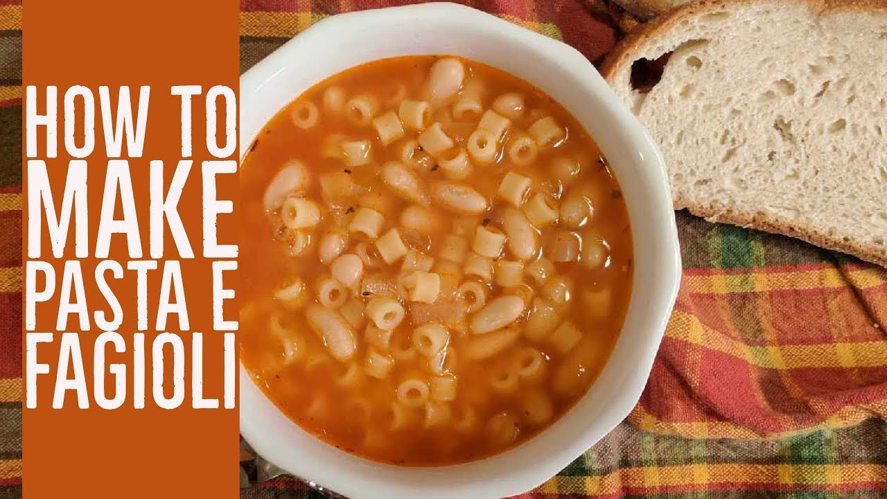 How to make Pasta Fagioli - Cara Di Falco - Cara's Cucina