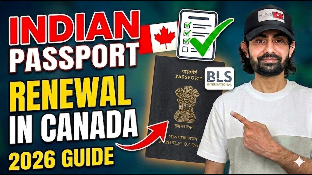 How to Renew Indian Passport in Canada (Step-by-Step Guide 2026) | Documents, Fees & BLS