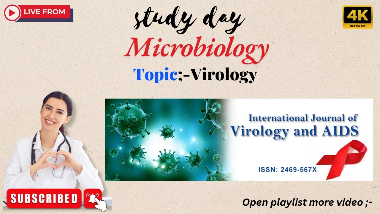 MICROBIOLOGY 📚🧑🏻‍⚕️| Topic-Virology [ Lecture-01] | #video#Live#study #norcet