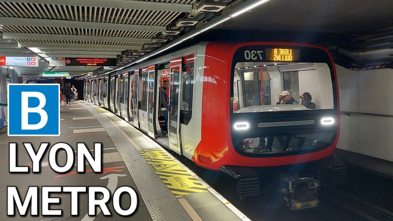 [4K] (Cab Ride) 🇨🇵 Line B of the Lyon Metro from Charpennes to Place Guichard (2023)