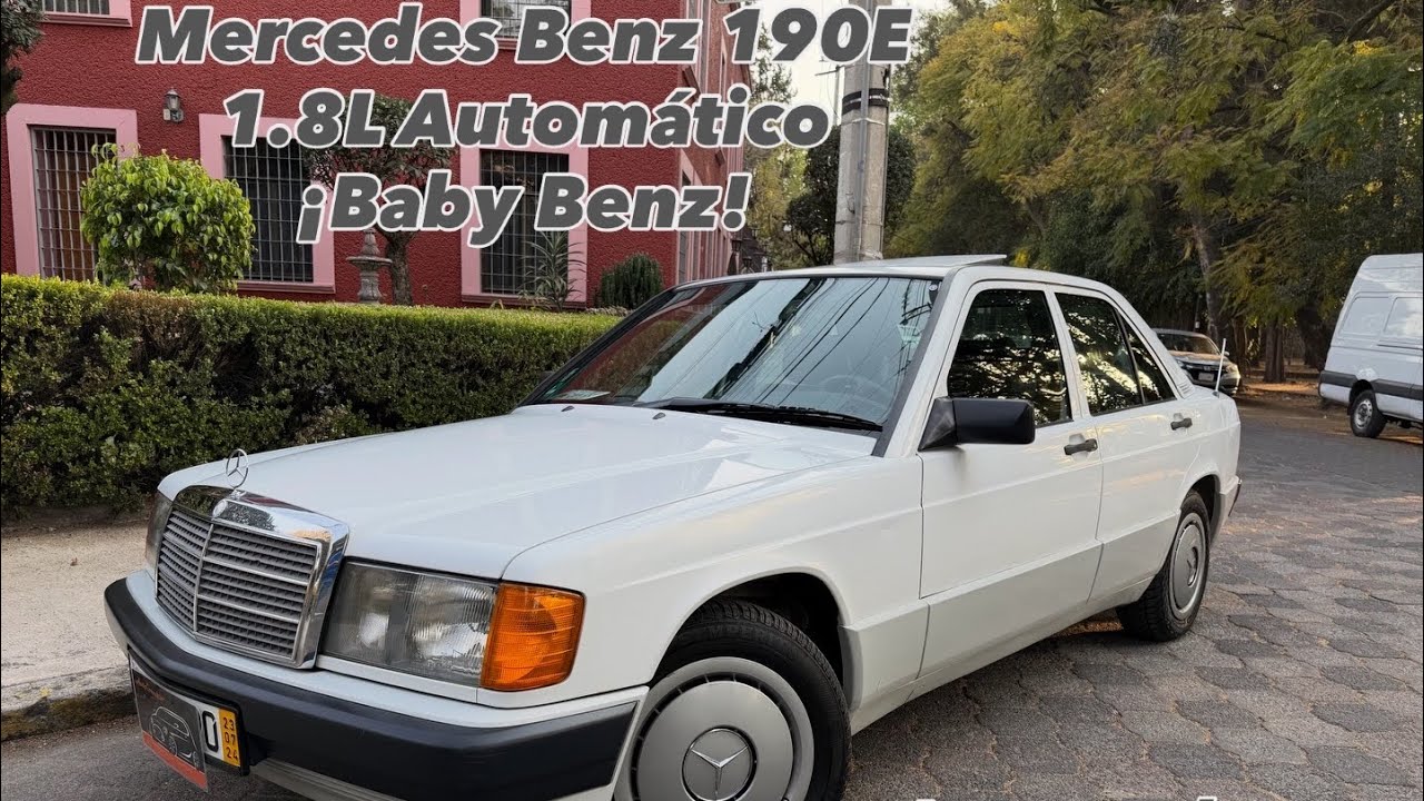 Mercedes Benz 190E 1.8L automático 1991 un dueño, placas auto antiguo, venta @autoconceptousedcars 