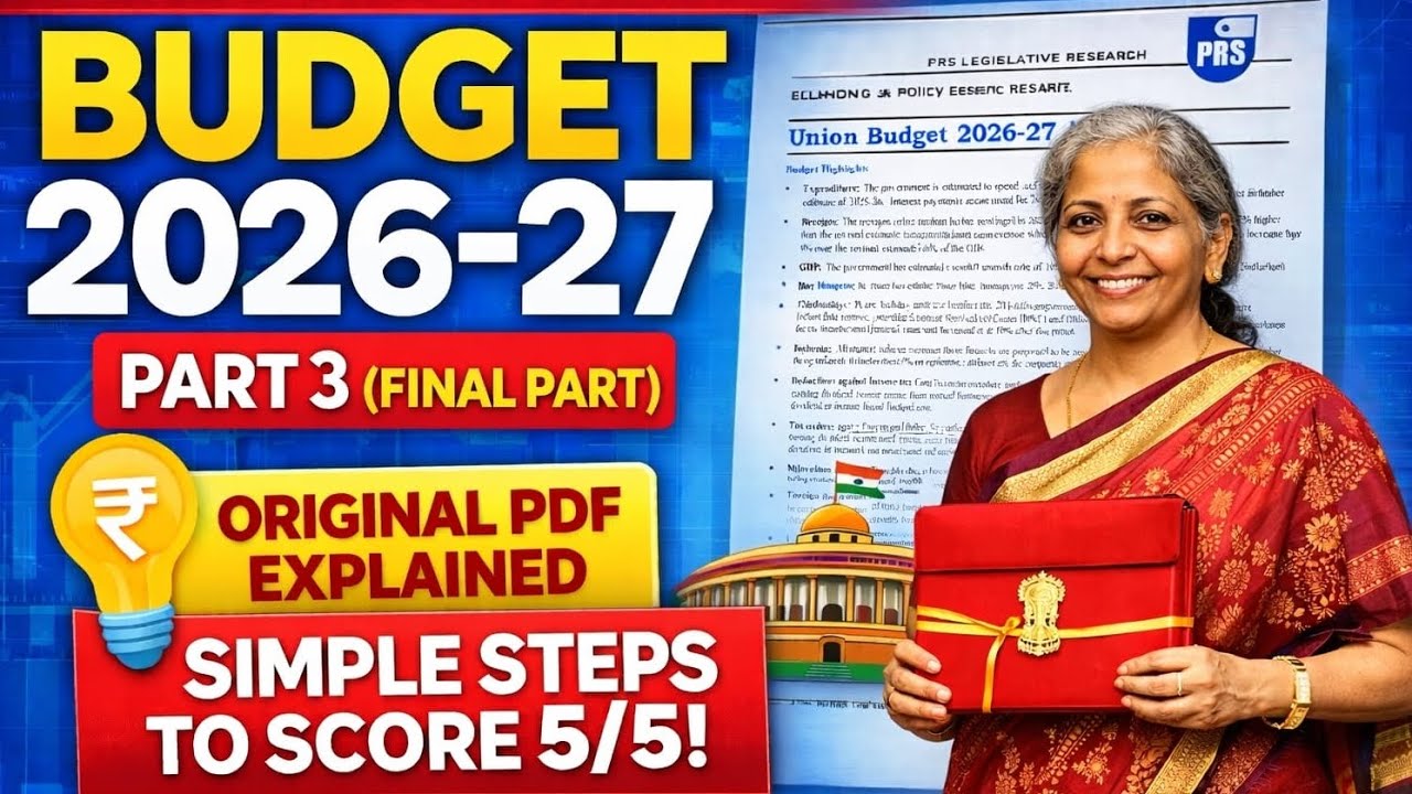 Union budget 2026-27 | part 3  |