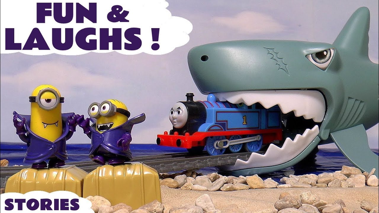 смешные шалости с Томасом и друзей Minions Disney Cars & игрушки шалость Play Doh Хэллоуин