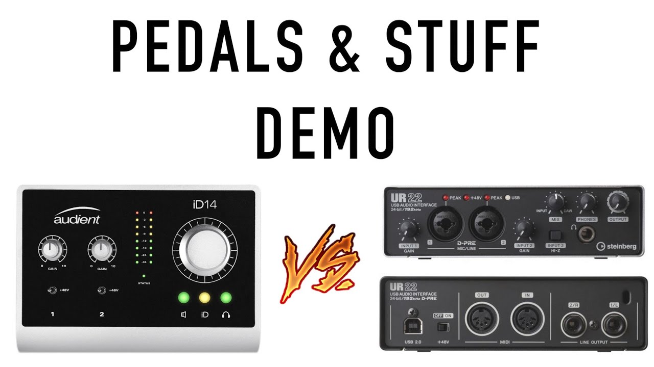 Recording guitar : AUDIENT ID14 VS STEINBERG UR22