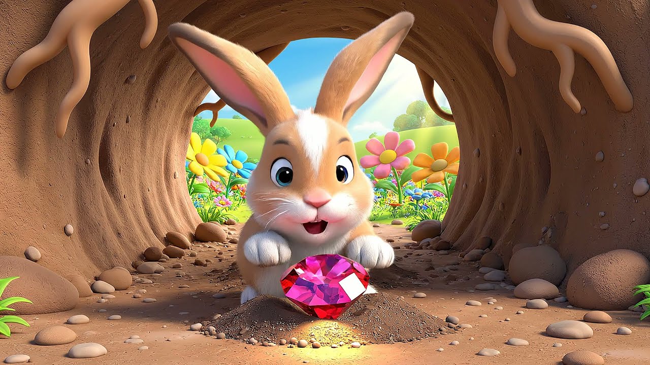 Terraria Baby Bunny Dug a Shiny Tunnel | Nursery Rhymes for Kids & Baby Songs