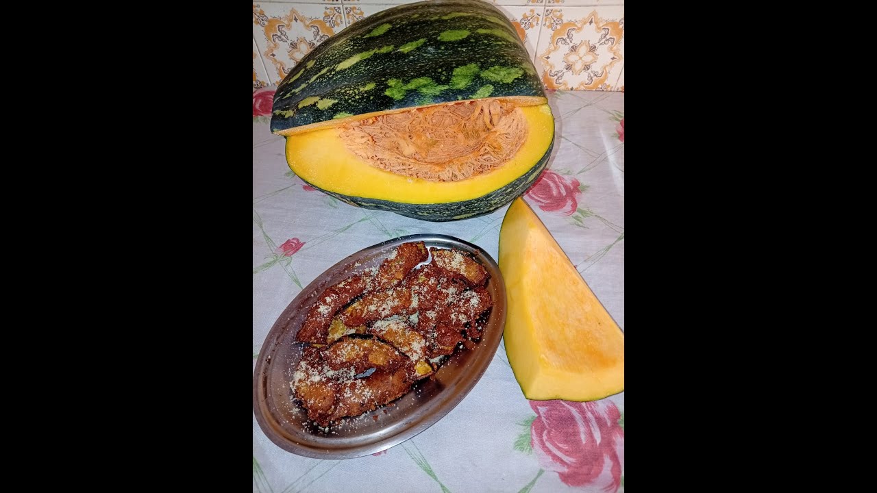 Abóbora colhida na chácara fiz uma receita simples mas ficou muito gostosa 🍈😋😋🍈