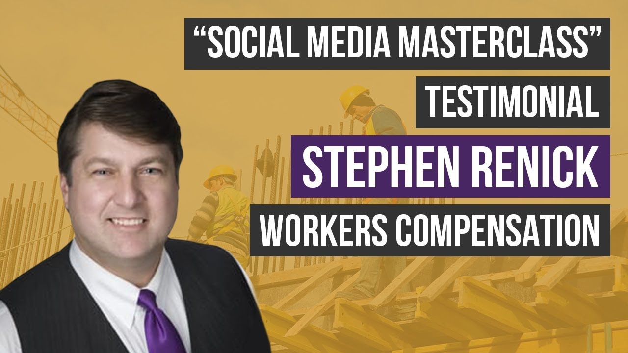 Social Media Marketing for Lawyers Masterclass by Andrew Stickel Review  - Workers Compensation