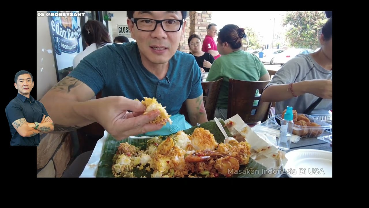 Makan Nasi Padang Bungkus Rp.300 Ribu Di Amerika