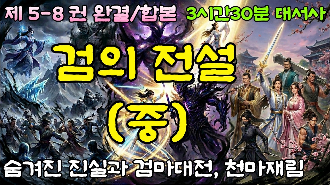 검의 전설(중): 검의 전설은 복수에서 시작해 수호로 완성되는 부자 2대의 이야기입니다. 아버지의 마지막 검, 아들이 이어받은 영광과 희생의 9-10시간의 대서사 기록입니다.