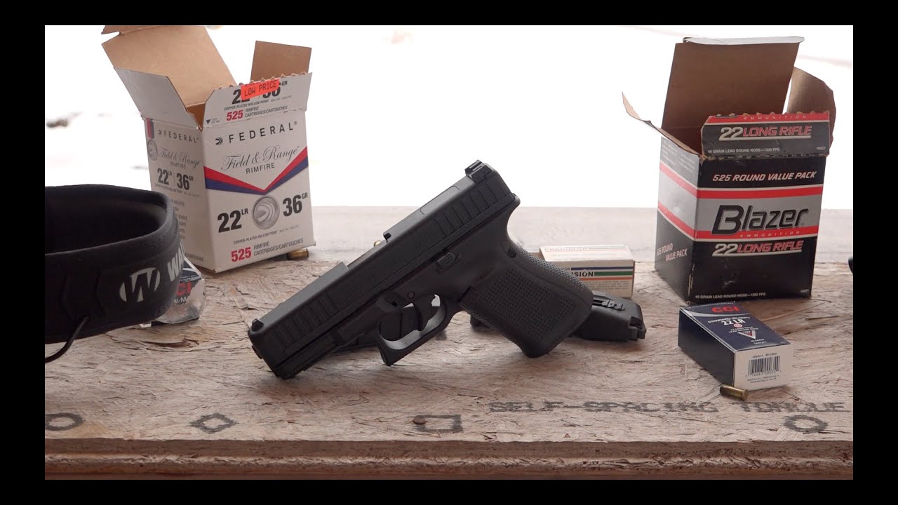 Обзор пистолета Glock 44 калибра .22LR от Chuckin — самый надежный пистолет калибра .22?