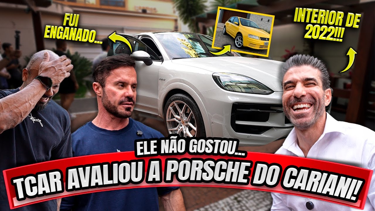 TCAR AVALIOU A PORSCHE DO CARIANI!!! E FOI SINCERÃO...