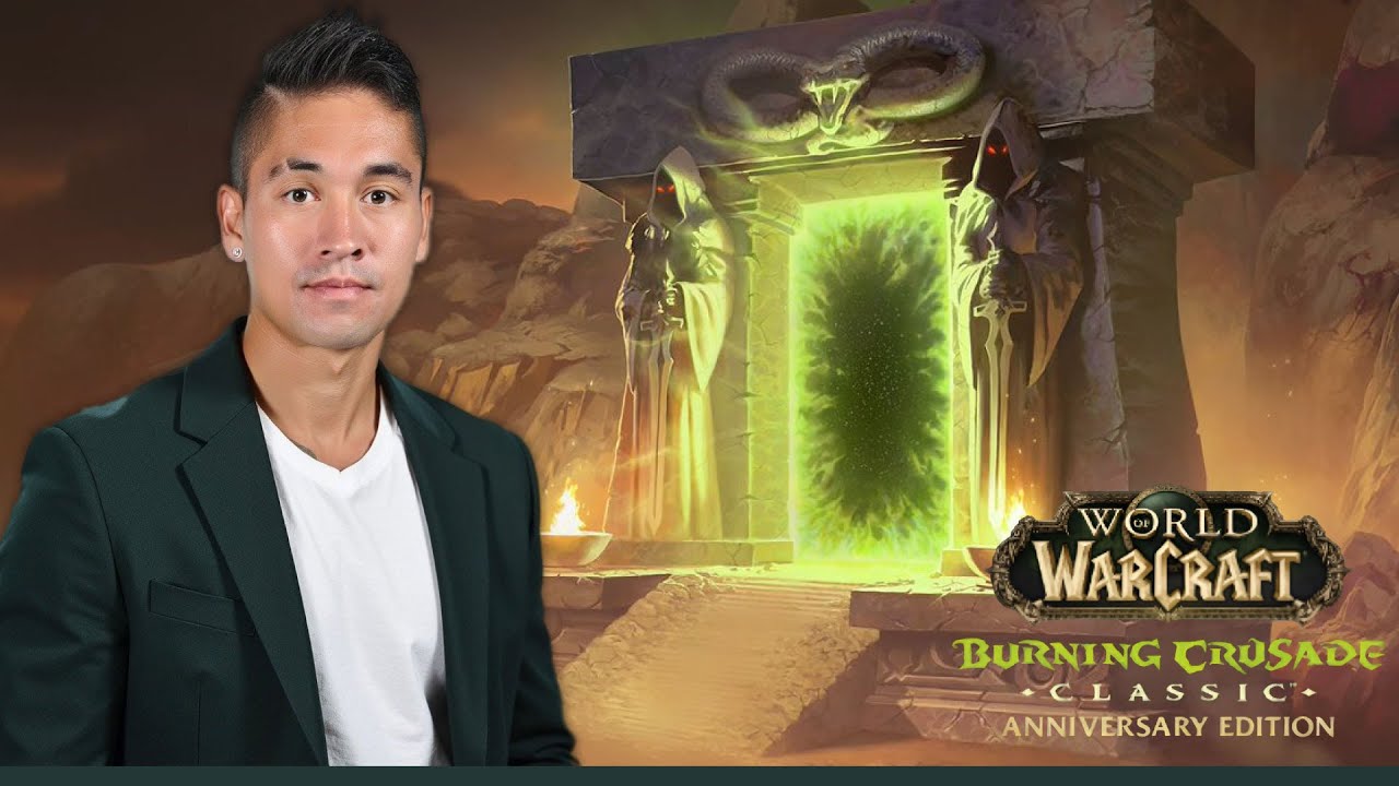 TBC LAUNCH MAYHEM - THE DARK PORTAL OPENS - DUNGEON CLEAVE WARLOCK POV