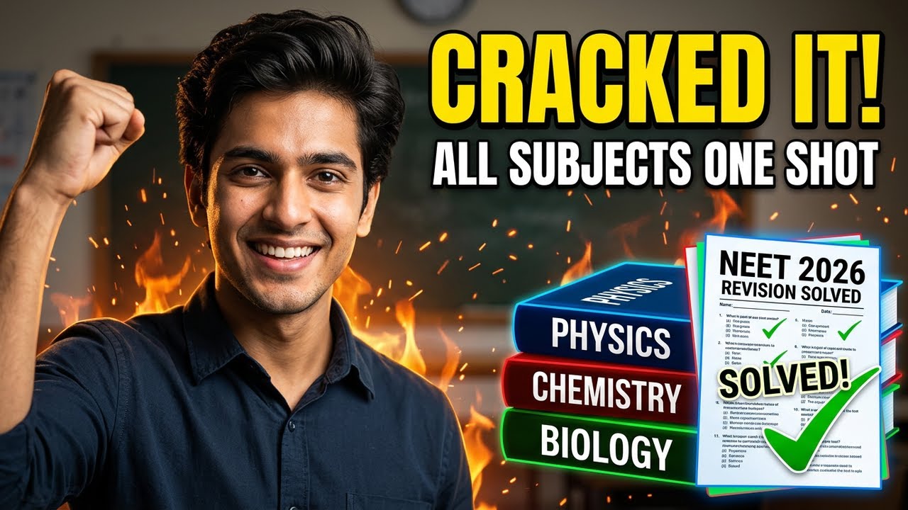 Crack NEET 2026 | Complete Revision Test All Subjects in One Shot