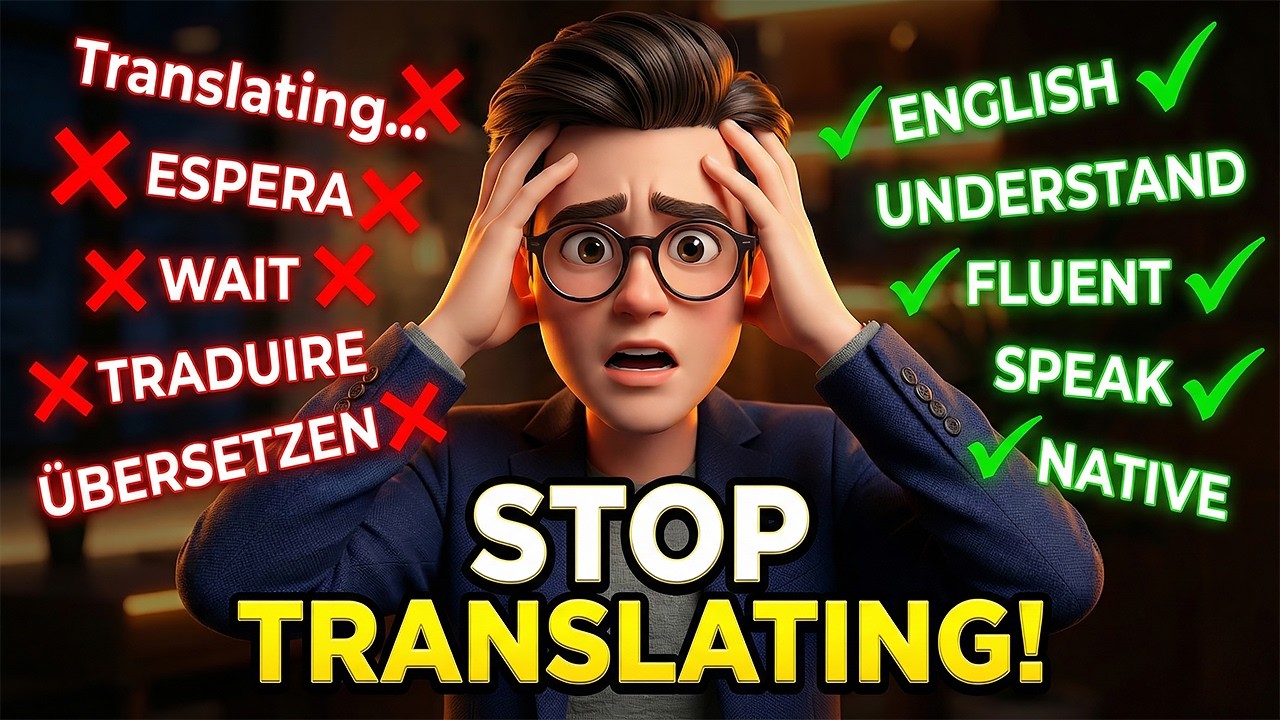 How to Think in English (Stop Translating in Your Head!) | english for beginners | english podcast